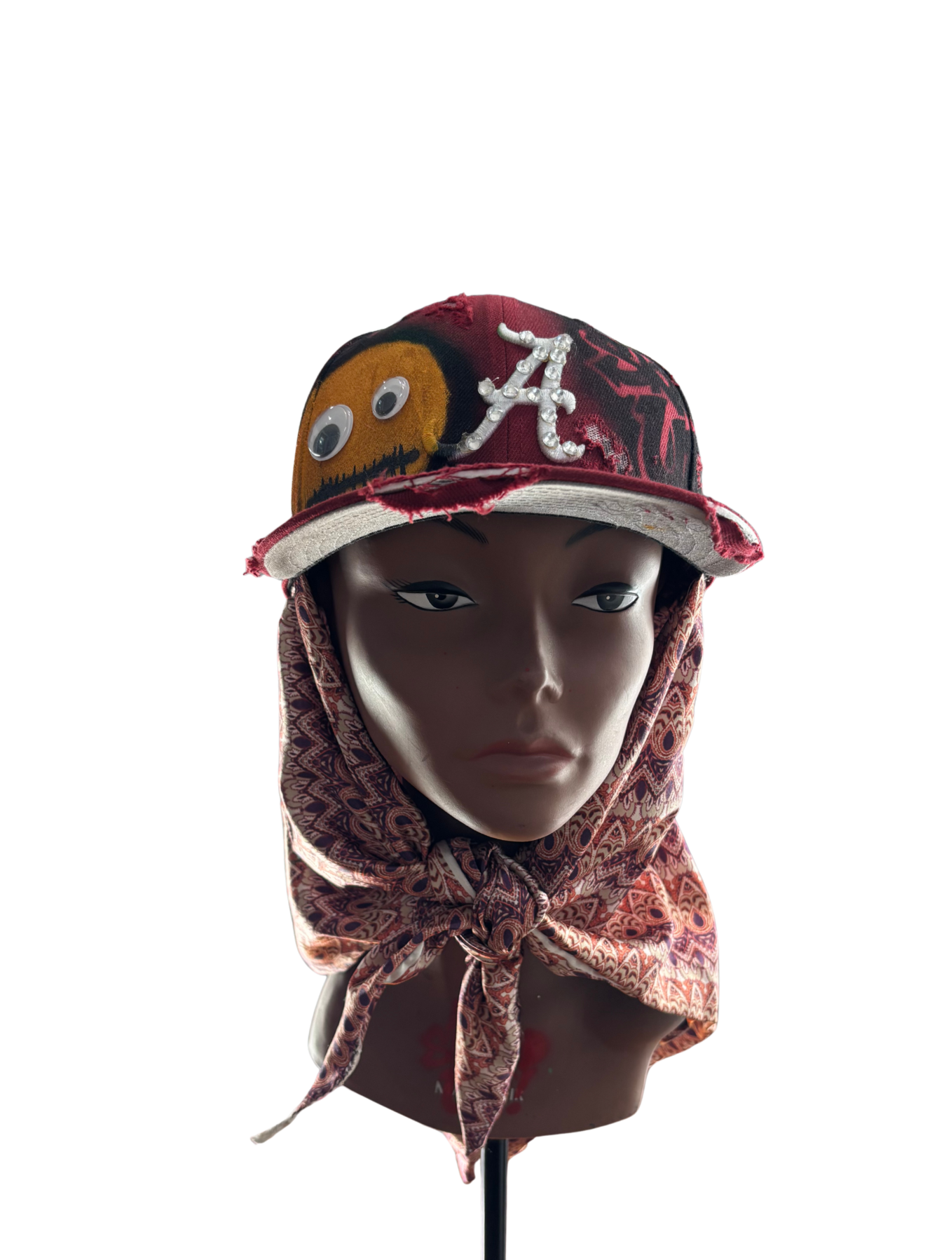 Hat & Scarf Combo Maroon\Black
