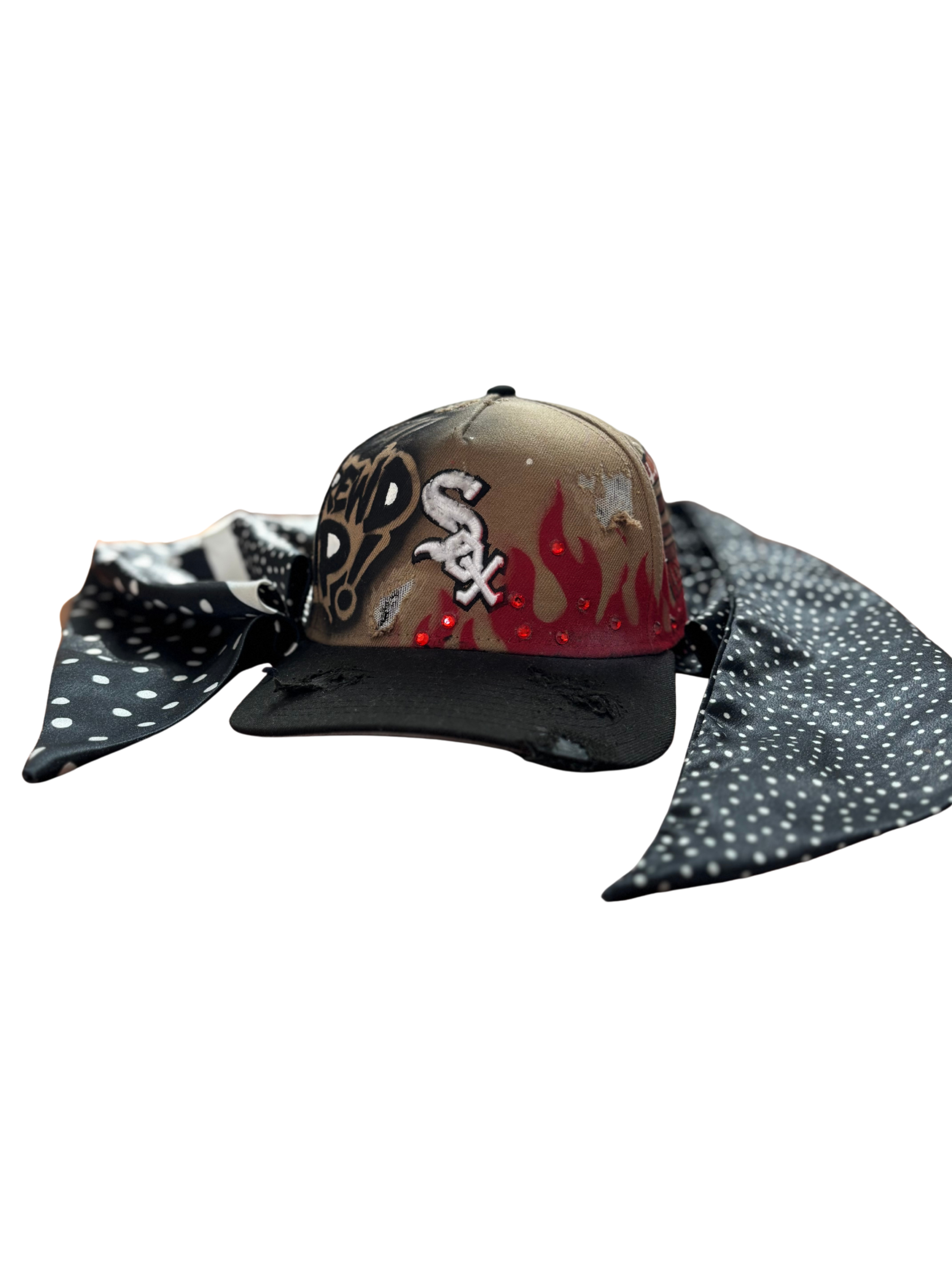 Hat & Scarf Combo Tan\Black\Red