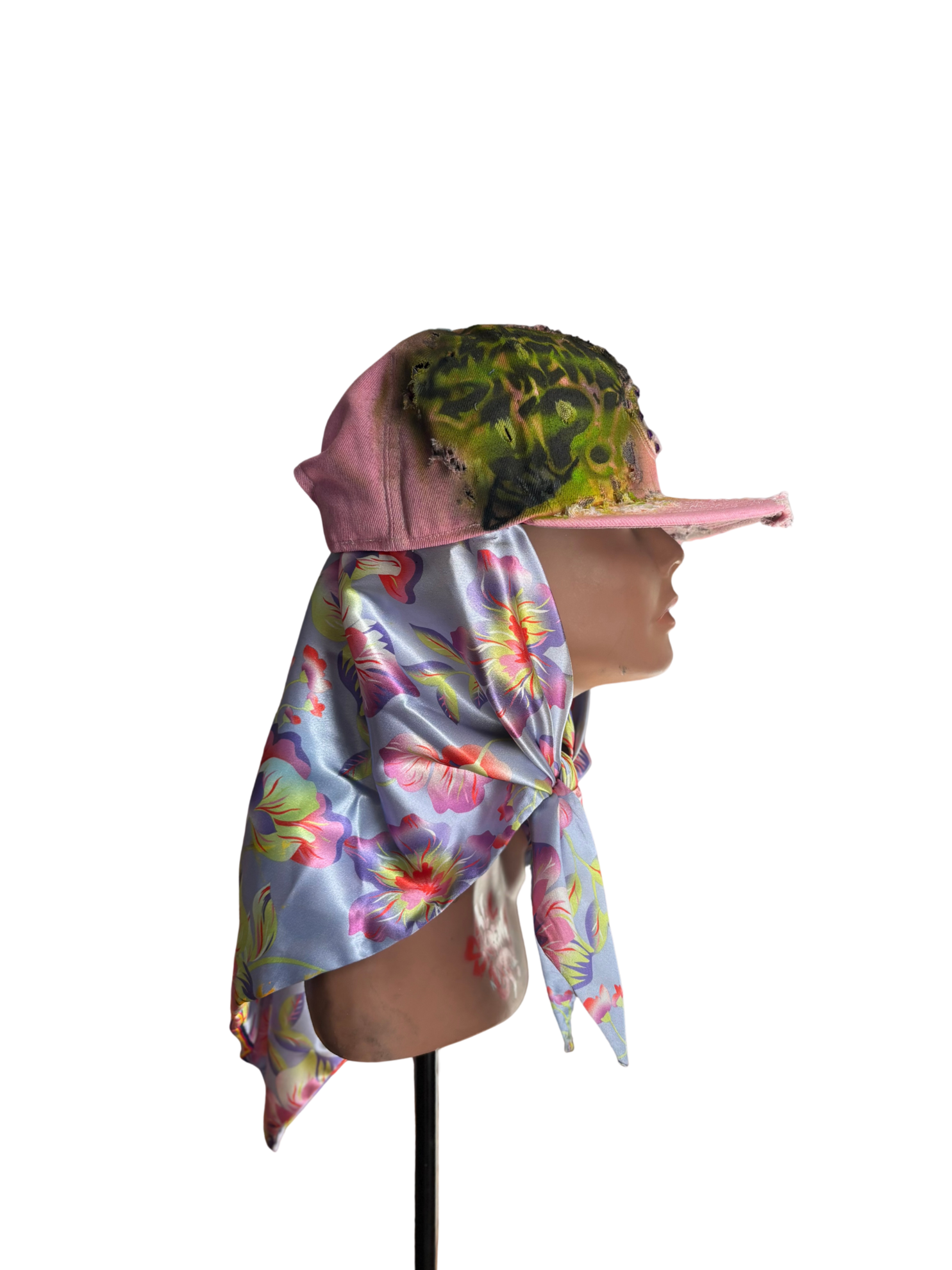 Hat & Scarf Combo Pink\Floral