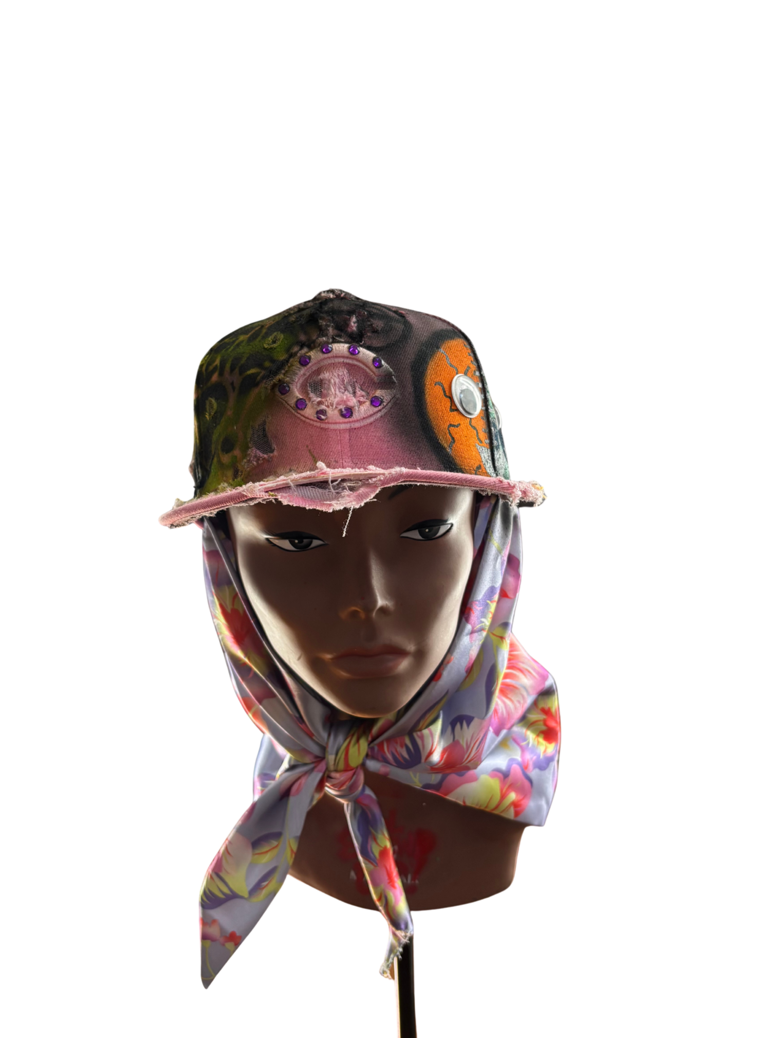 Hat & Scarf Combo Pink\Floral