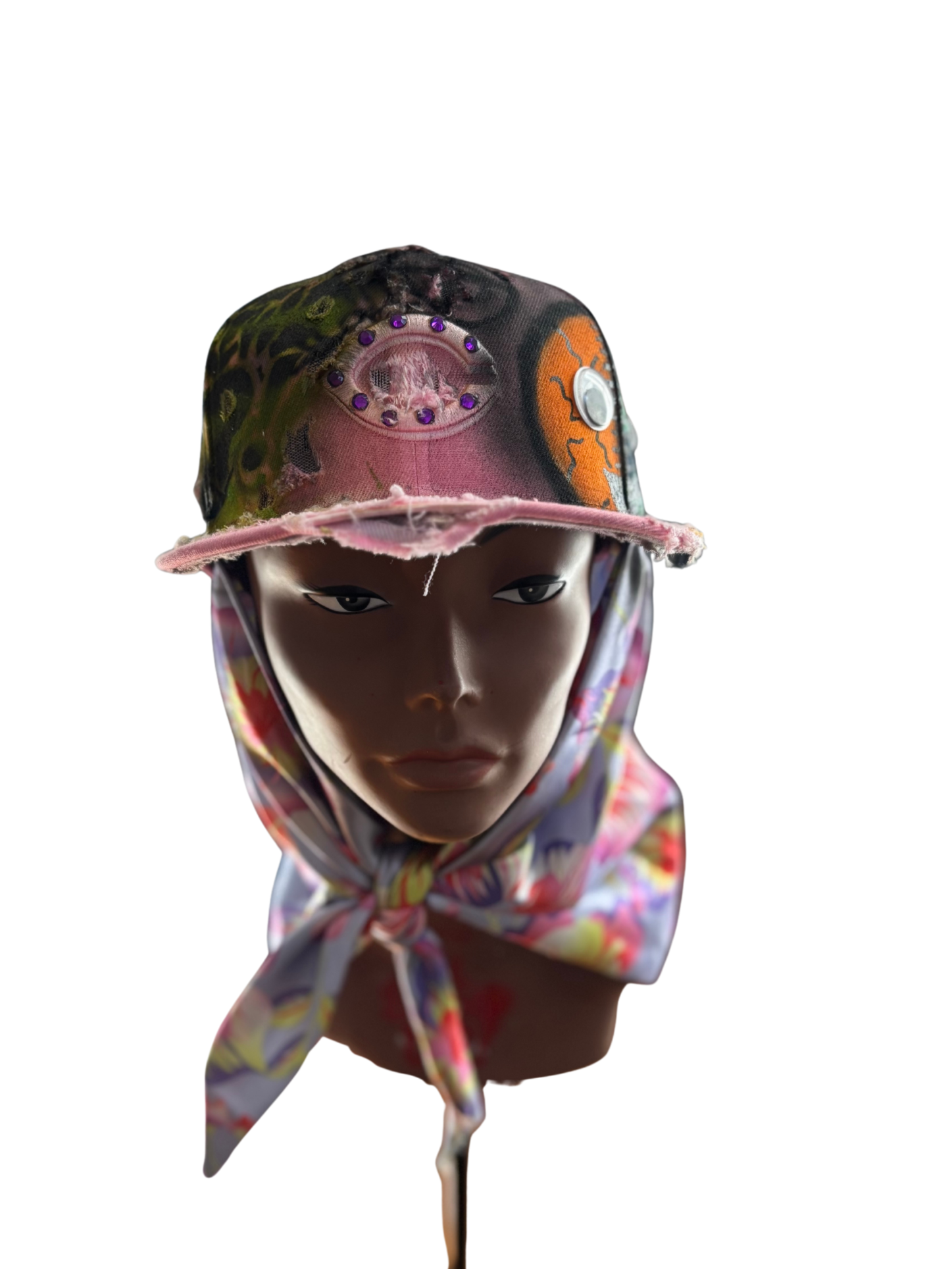 Hat & Scarf Combo Pink\Floral
