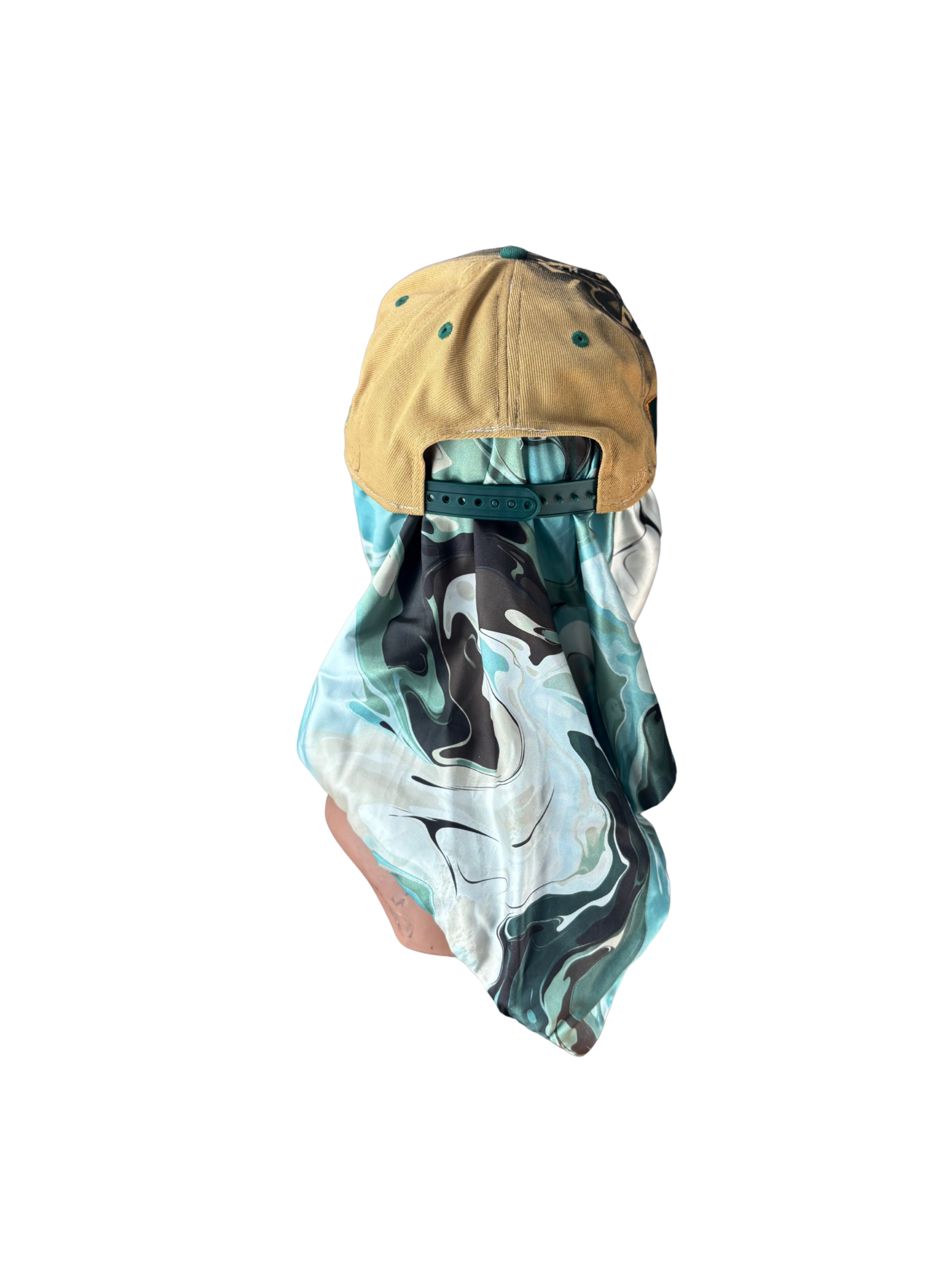 Hat & Scarf Combo Tan\Green