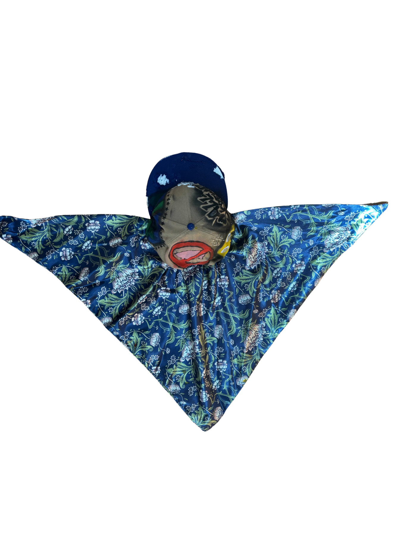 Hat & Scarf Combo Tan\Navy Blue
