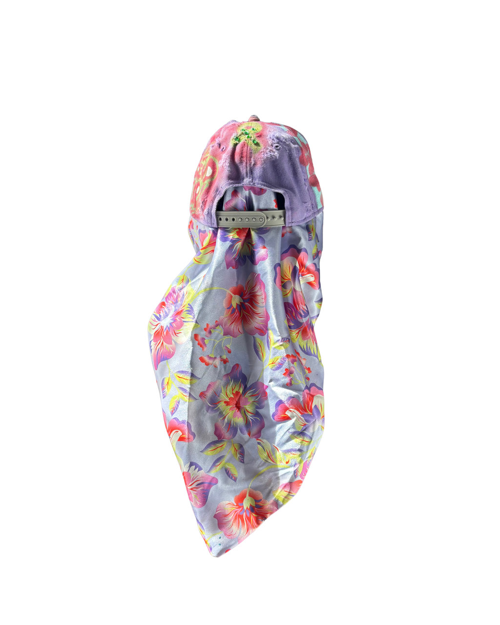 Hat & Scarf Combo Purple/Pink\Floral
