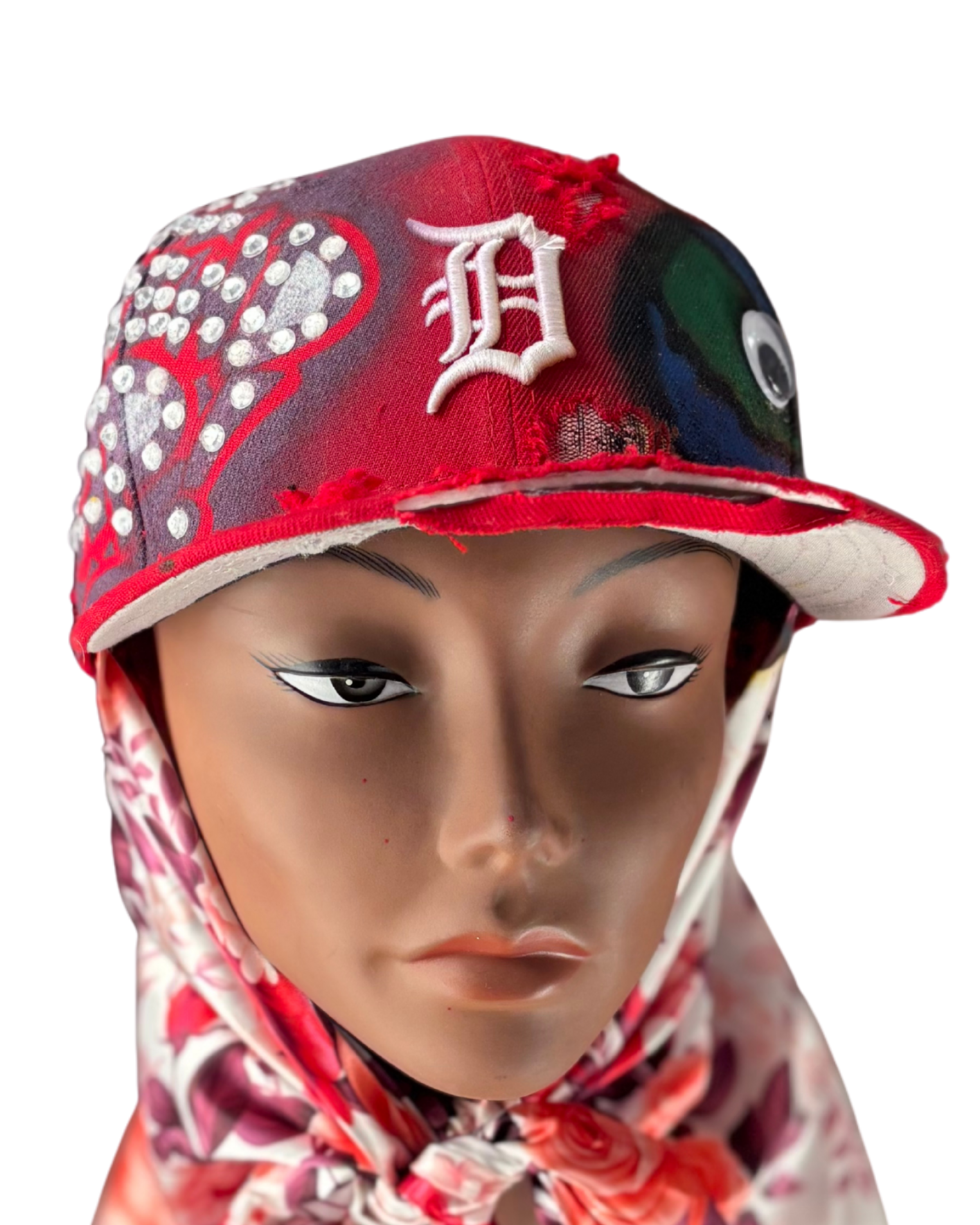 Hat & Scarf Combo Red\Floral
