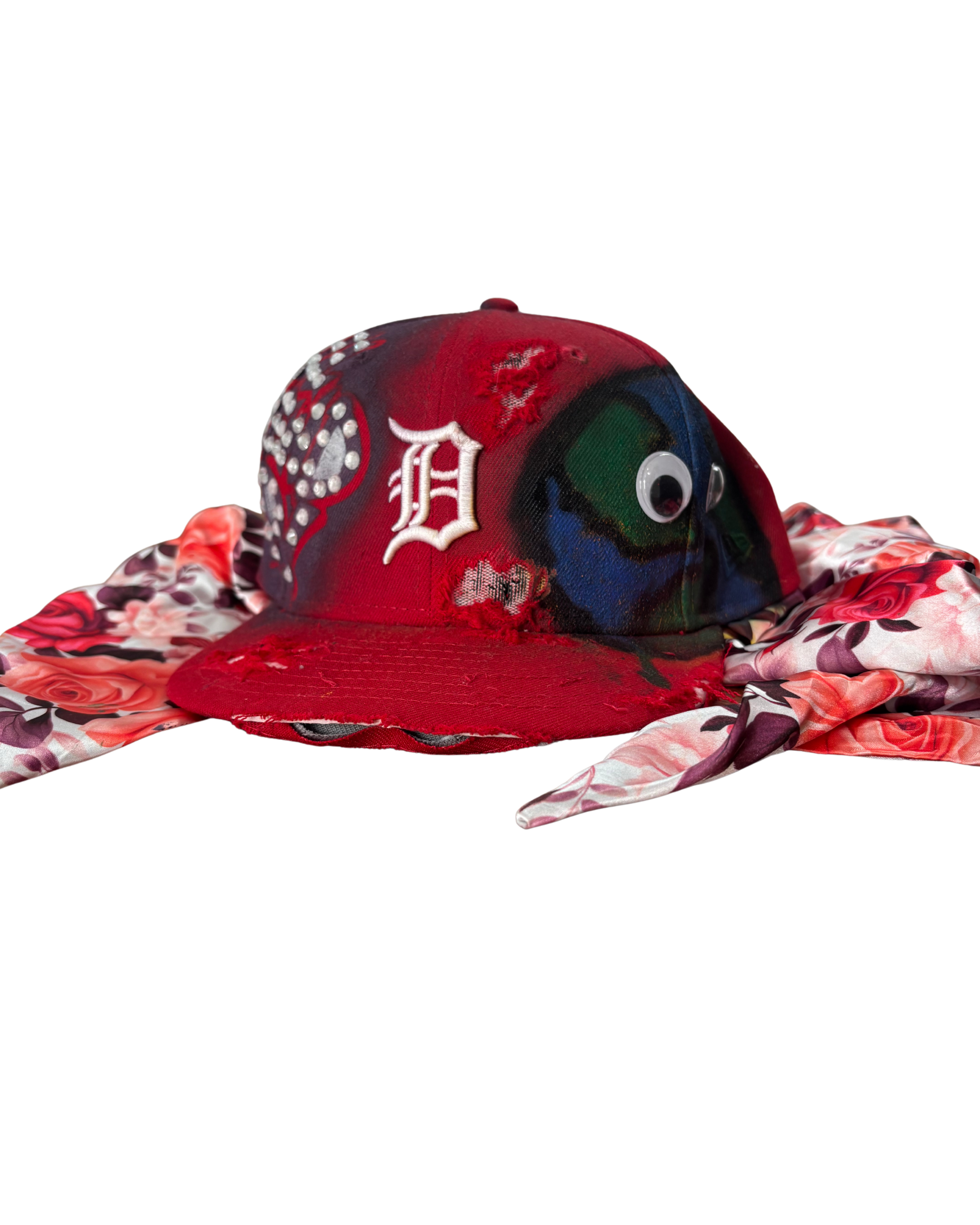 Hat & Scarf Combo Red\Floral