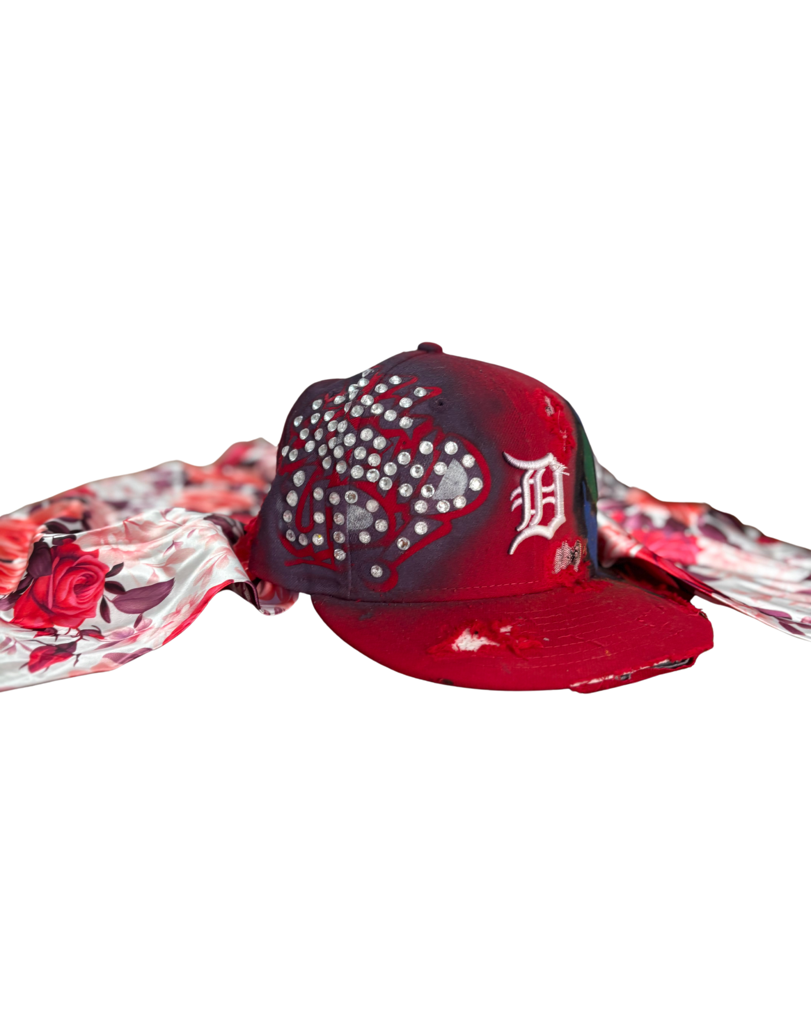 Hat & Scarf Combo Red\Floral