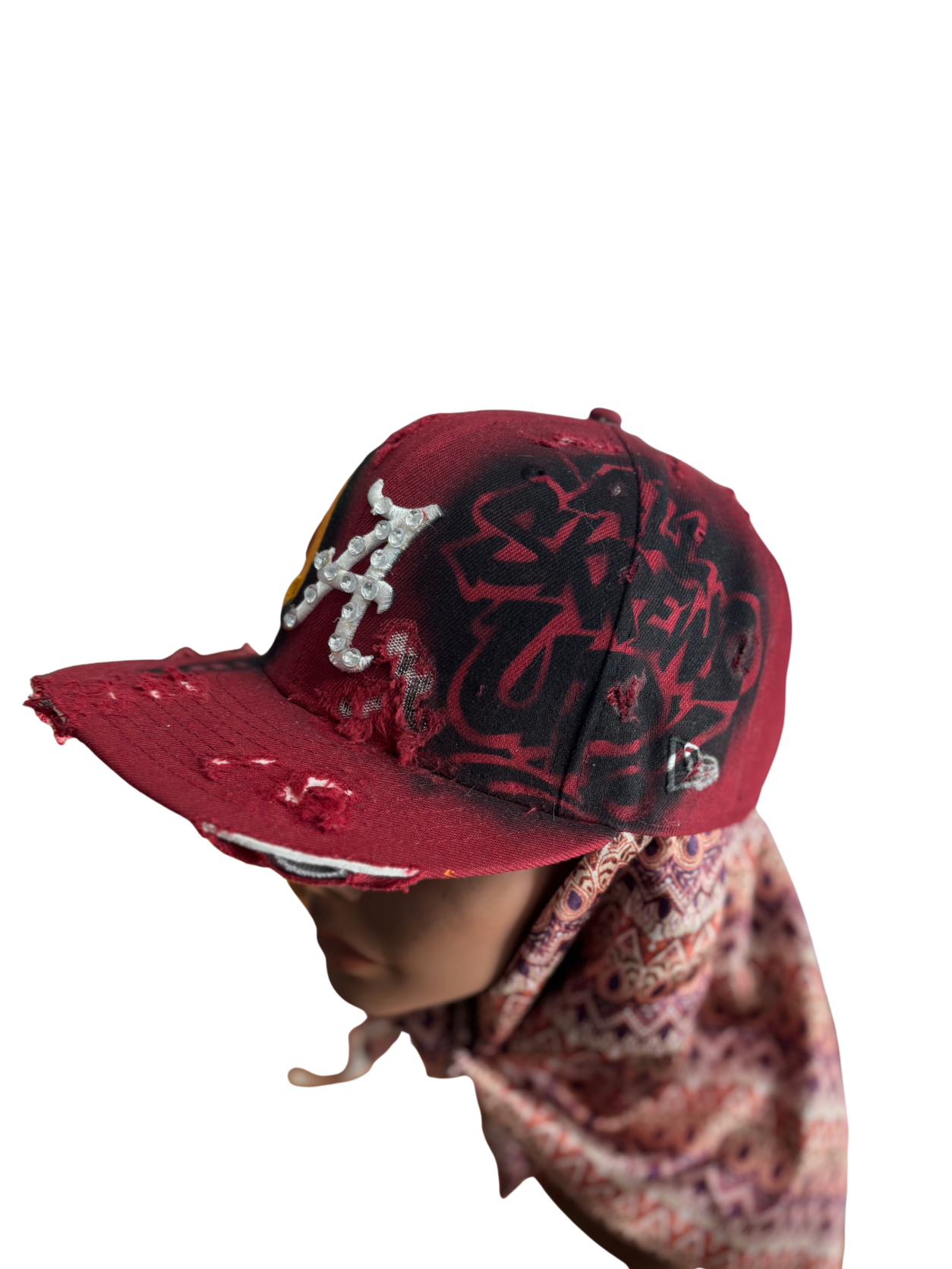 Hat & Scarf Combo Maroon\Black