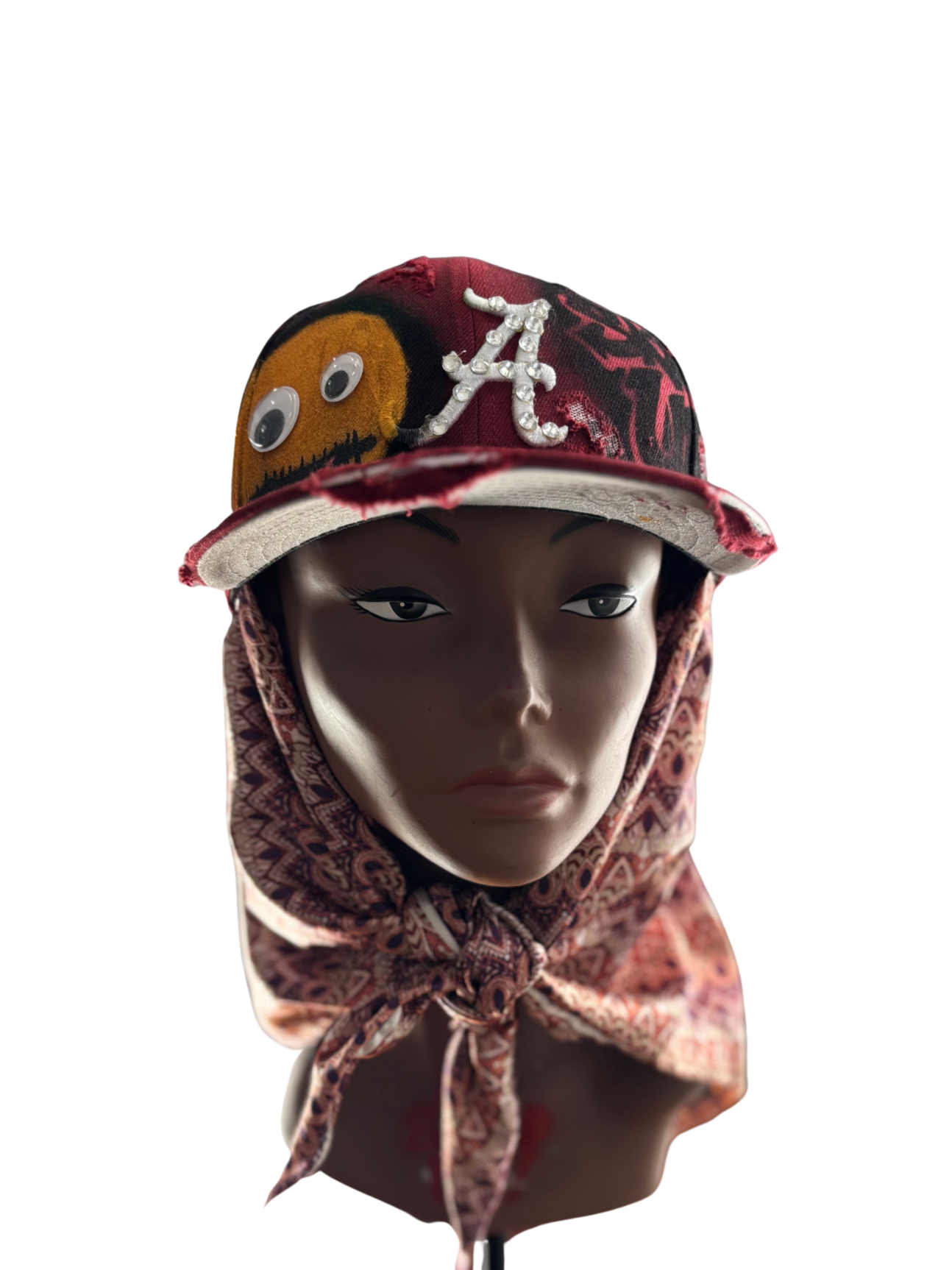 Hat & Scarf Combo Maroon\Black