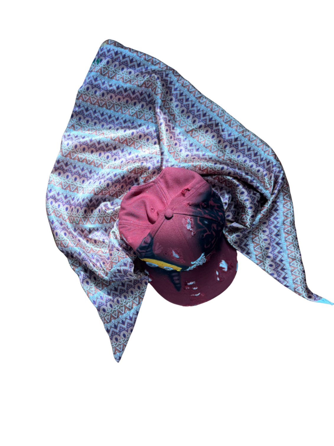 Hat & Scarf Combo Maroon\Black