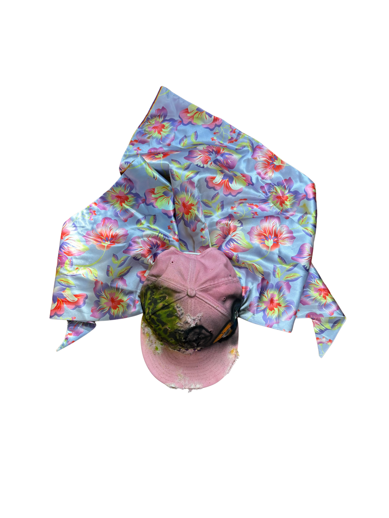Hat & Scarf Combo Pink\Floral