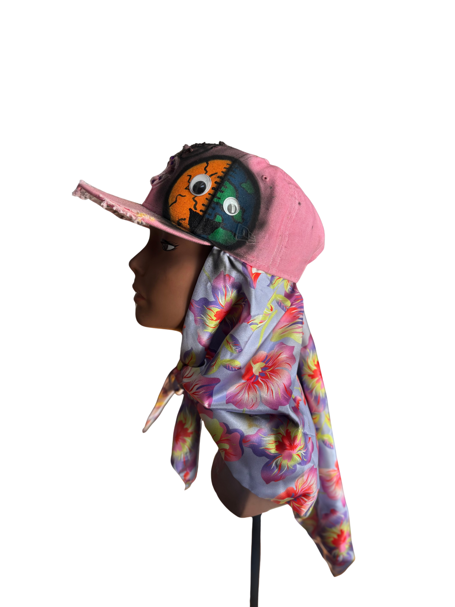 Hat & Scarf Combo Pink\Floral