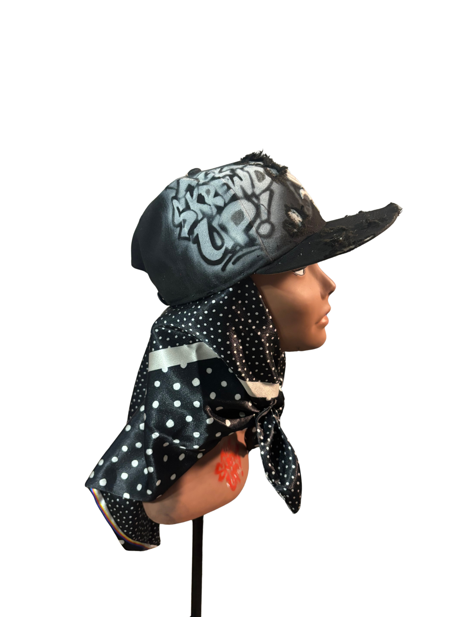 Hat & Scarf Combo blk\white
