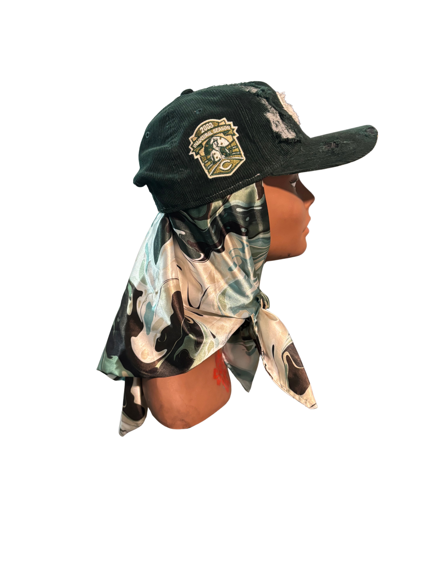 Hat & Scarf Combo Green/White