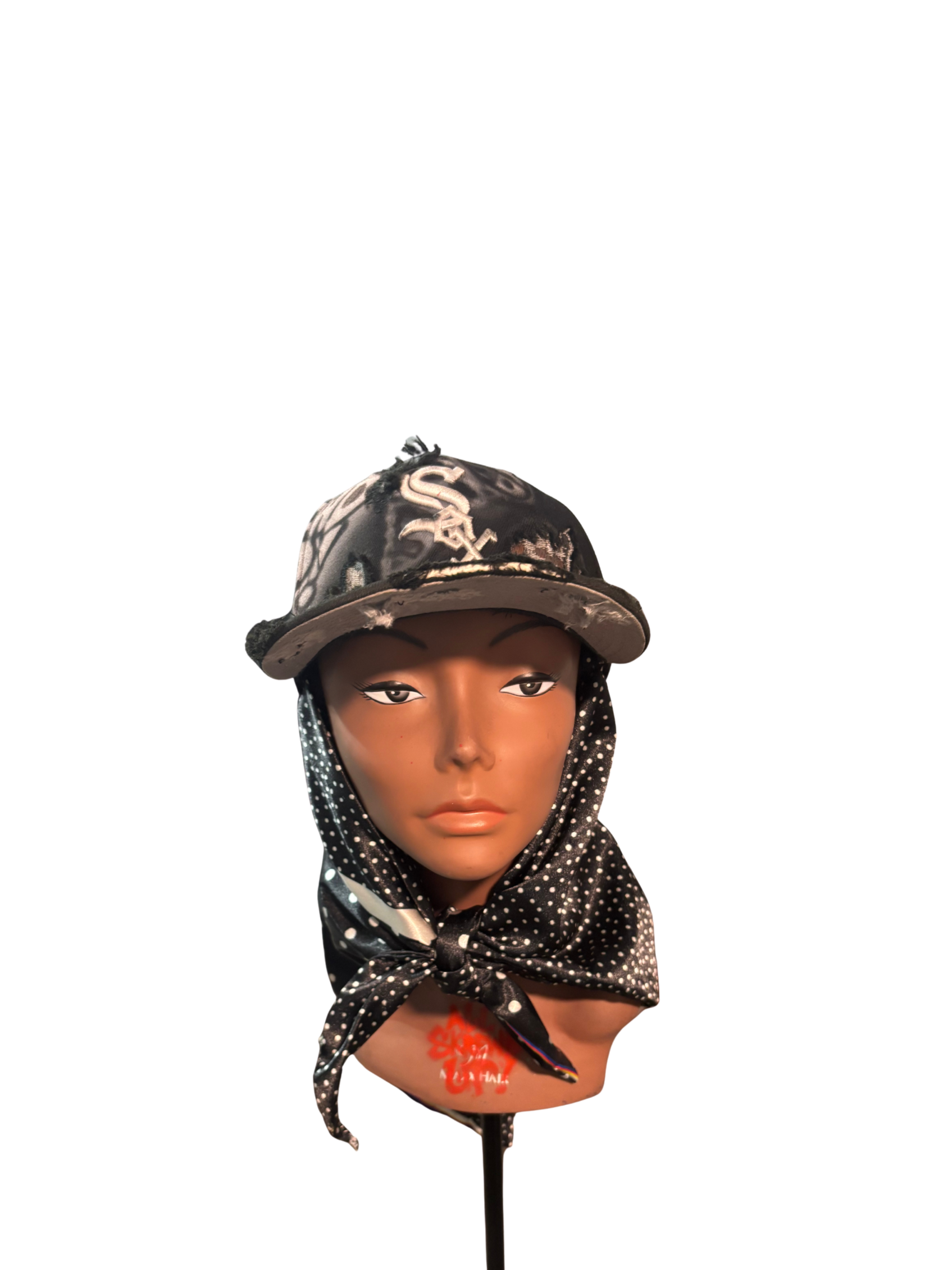 Hat & Scarf Combo blk\white