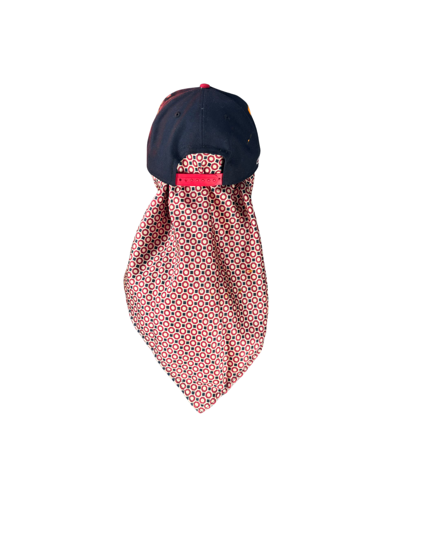Hat & Scarf Combo Navy Blue/Red